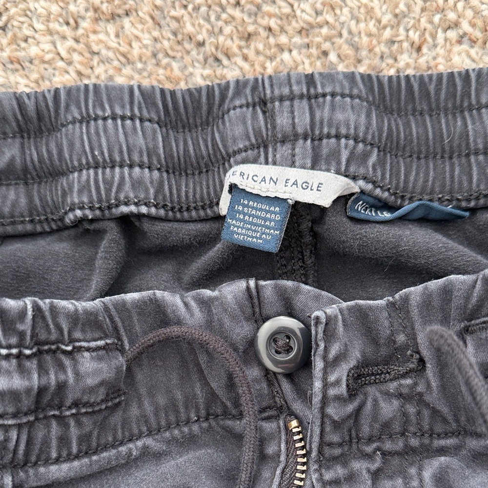 American Eagle Outfitters Black Joggers - Picture 2 of 4